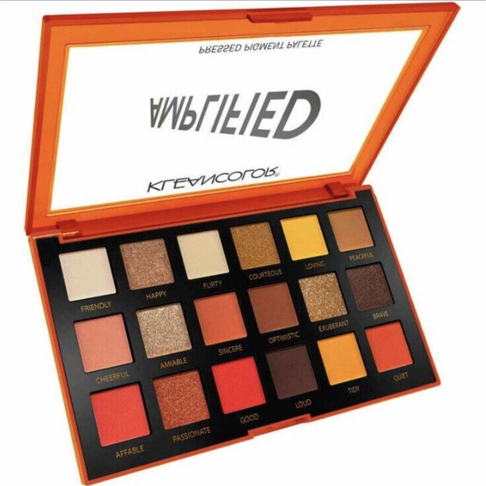 KleanColor Amplified Cocktail Party Pressed Pigment Palette 18 gorgeous Shades